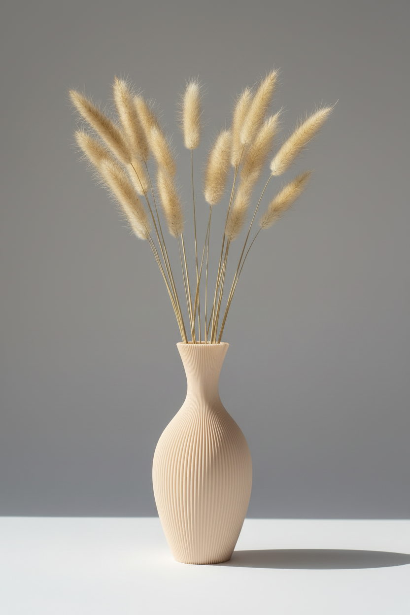 3D Printed Vases Decor Lamp Art - Vase "Toledo"