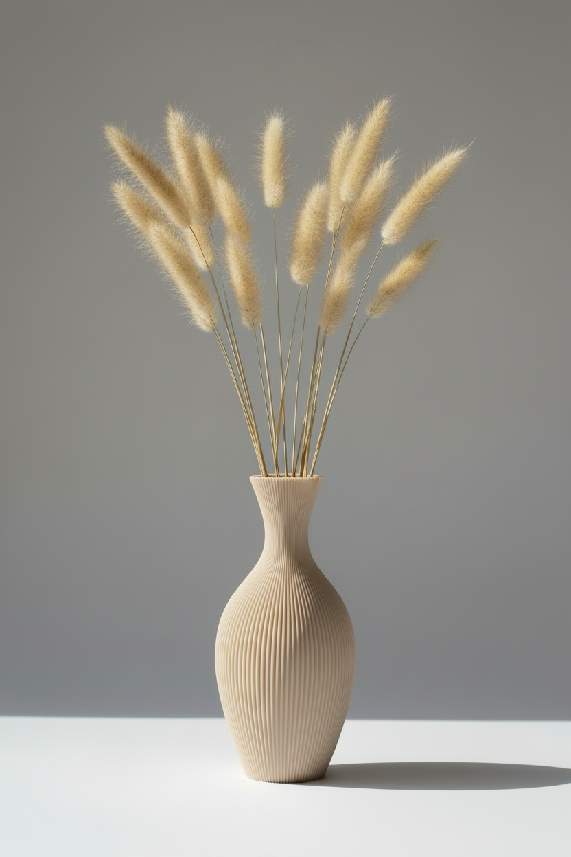 3D Printed Vases Decor Lamp Art - Vase "Toledo"
